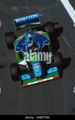 Vincitore Michael Schumacher, Benetton B194..Gran Premio di Francia, Magny-Cours, 3 luglio 1994 (Credit Image: ©Sutton Motorsports/ZUMA Press) Foto Stock