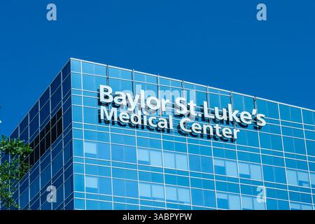 Baylor St. Luke's Medical Center presso il Texas Medical Center di Houston, Texas, Stati Uniti. Foto Stock