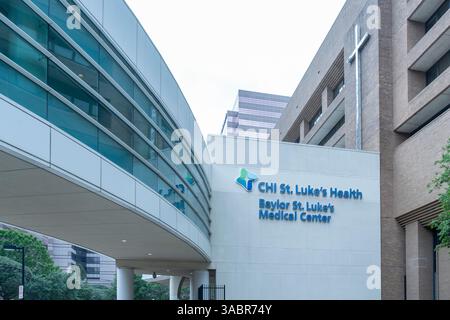 CHI St. Luke's Health - Baylor St. Luke's Medical Center a Houston, Texas, Stati Uniti. Foto Stock