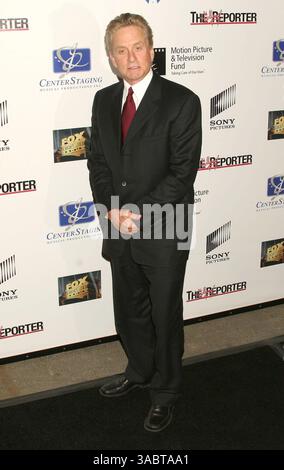 20 ottobre 2007; Hollywood, California, Stati Uniti; l'attore MICHAEL DOUGLAS all'evento benefico " A fine Romance" per il Motion Picture and Television Fund tenutosi presso i Sony Studios credito obbligatorio: foto di Paul Fenton/ZUMA Press. (©) Copyright 2007 di Paul Fenton Foto Stock