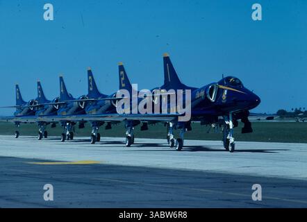 30 gennaio 2007 - Washington, DC, USA - aerei militari US Navy Attack A-4 (immagine di credito: © Jeff Ethell/ZUMA Press) Foto Stock