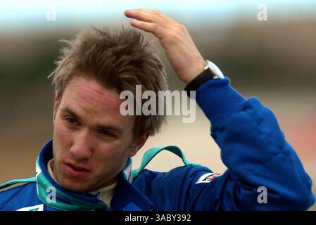 Nick Heidfeld (GER) Sauber Petronas. Formula One Testing, Valencia, Spagna, 30 gennaio 2003.IMMAGINE DIGITALE (Credit Image: ©Sutton Motorsports/ZUMA Press) Foto Stock