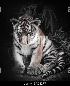 Tigre dell'Amur Foto Stock