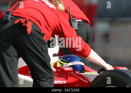 Cristiano da Matta (BRA) Toyota F103..18 febbraio 2003, Barcellona, Spagna..IMMAGINE DIGITALE. (Immagine di credito: ©Sutton Motorsports/ZUMA Press) Foto Stock