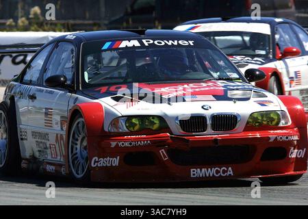 PTG BMW M3 GTR TEAM. American le Mans Series, Portland, 12 agosto 2001 (immagine di credito: ©Sutton Motorsports/ZUMA Press) Foto Stock