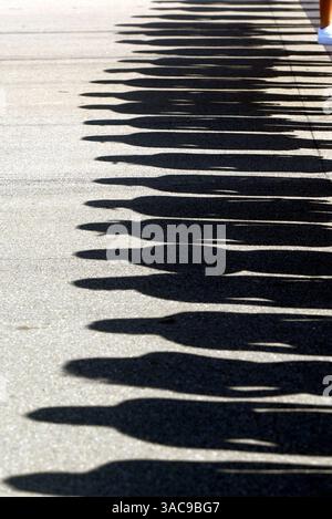 Grid Girls..Hungarian Grand Prix, Budapest, 18 agosto 2002..IMMAGINE DIGITALE (immagine di credito: ©Sutton Motorsports/ZUMA Press) Foto Stock