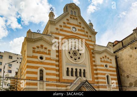 Bucarest, Romania il Tempio dei Coralli, una sinagoga situata a Bucarest, Romania. Foto Stock