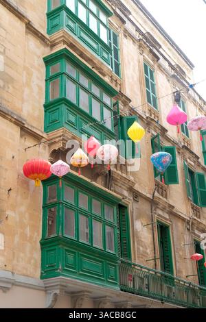 Malta. Città vecchia di Valletta Foto Stock