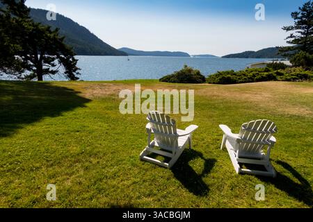 Rosario Resort, Orcas Island, Stato di Washington, Stati Uniti. (Solo per uso editoriale) Foto Stock