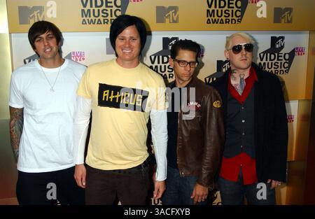 New York City, agosto 31 2006 ..ANGELS AND AIRWAVES Red Carpet arrivi per gli MTV Video Music Awards 2006 2006 presso la radio City Music Hall (immagine di credito: © Sharkpixs/ZUMA Press) Foto Stock