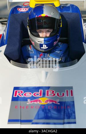 Sebastian Vettel (GER) Red Bull Junior driver..Formula BMW ADAC Championship Testing. 21 febbraio 2003. Adria International Speedway Circuit, Italia... IMMAGINE DIGITALE. (Immagine di credito: ©Sutton Motorsports/ZUMA Press) Foto Stock