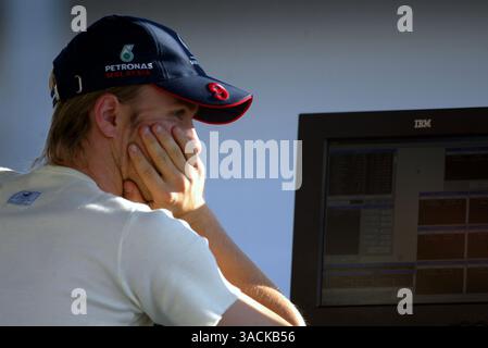 Nick Heidfeld (GER) Sauber Petronas..Formula One Testing, Jerez, Spagna, 17 settembre 2003..immagine digitale (Credit Image: ©Sutton Motorsports/ZUMA Press) Foto Stock