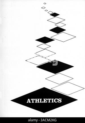 Il Benilde High Yearbook del 1966 cattura l'essenza dell'anno scolastico, documentando il corpo studentesco, la facoltà, le squadre sportive e vari club ed eventi del 1965-1966. Foto Stock