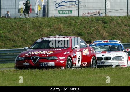 Gabriele Tarquini (ITA) Alfa Romeo 156 GTA ha concluso 2° in gara 1..FIA European Touring Car Championship, Oschersleben, Germania, 21 settembre 2003..IMMAGINE DIGITALE (Credit Image: ©Sutton Motorsports/ZUMA Press) Foto Stock