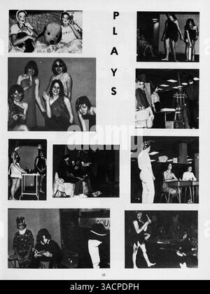 Minnetonka East Jr. 1978 High Yearbook documenta l'anno scolastico 1977-1978, con ritratti di studenti e docenti, risultati atletici ed eventi importanti presso la scuola. Foto Stock