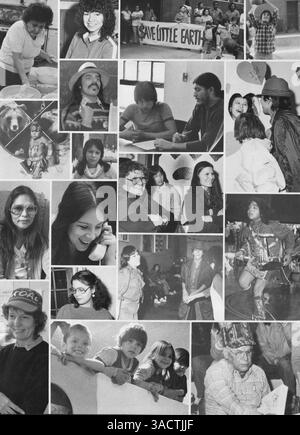 L'annuario del 1983 della Heart of the Earth Survival School fornisce un'istantanea dell'anno scolastico, documentando gli studenti, i docenti e gli eventi significativi del periodo accademico del 1982-1983. Foto Stock