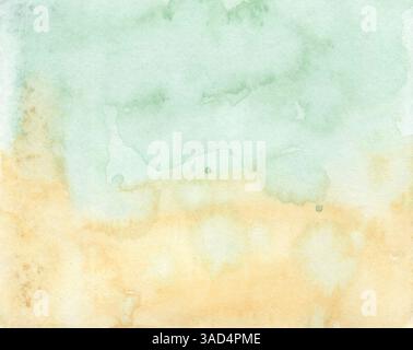 Sfondo con texture ad acquerello dipinto a mano Foto Stock