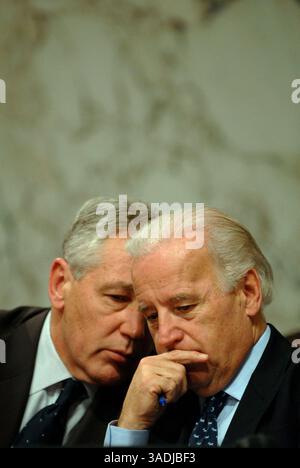 30 gennaio 2007 - Washington, DC, USA - senatori CHUCK HAGEL (immagine di credito: Mark Murrmann/ZUMAPRESS.com) Foto Stock