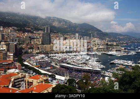Scenografico Monaco...Campionato del mondo di Formula 1, Rd 6, Gran Premio di Monaco, giornata di qualificazione, Monte-Carlo, Monaco, sabato 24 maggio 2008 (immagine di credito: Sutton Motorsports/ZUMAPRESS.com) Foto Stock