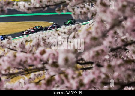 Suzuka, Giappone. 6 aprile 2025. Suzuka, Giappone. 6 aprile 2025. Durante il Gran Premio del Giappone di Formula 1 Lenovo 2025, 3° round del Campionato del mondo di Formula 1 FIA 2025 dal 4 al 6 aprile 2025 sul circuito di Suzuka, a Suzuka, in Giappone - Photo Florent Gooden / DPPI Credit: DPPI Media/Alamy Live News Foto Stock