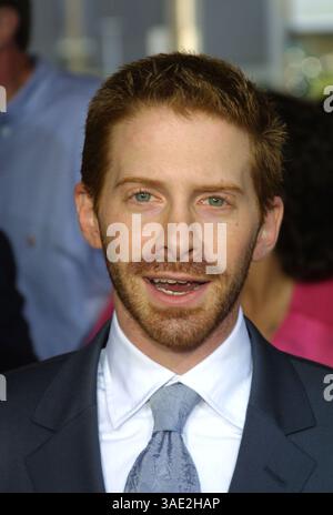 30 luglio 2001; Century City, CA, USA; l'attore SETH GREEN alla prima di "Rat Race". (Immagine di credito: Lisa o'Connor/ZUMAPRESS.com) Foto Stock