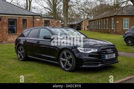 2014 Audi A6 S Line TDI quattro, in mostra al Bicester Heritage Assembly il 16 marzo 2025. Foto Stock