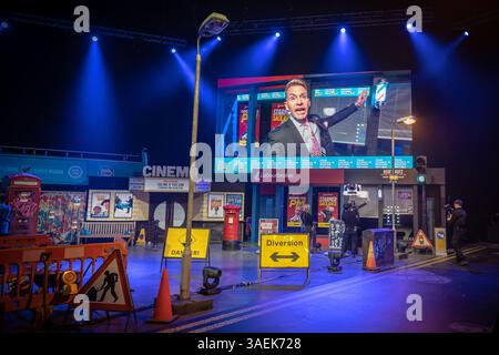 Set "Broken Britain". Riformare la manifestazione di massa del Regno Unito a Birmingham mira a conquistare centinaia di seggi nelle elezioni locali alla fine di quest'anno. Foto Stock
