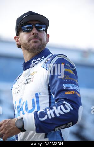 Daniel Hemric sale in pista per qualificarsi per il Coke Zero Sugar 400 a Daytona, FL, USA, Daytona, Stati Uniti d'America, Nord America Foto Stock