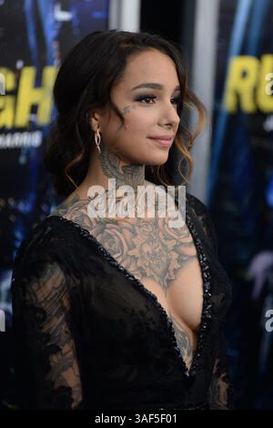 9 marzo 2015 - New York, NY, USA - 9 marzo 2015 New York City..Cleo Wattenstrom partecipa alla prima mondiale di "Run All Night" presso AMC Loews Lincoln Square il 9 marzo 2015 a New York City (immagine di credito: © Kristin Callahan - Ace Pictures/Ace Pictures/ZUMA Wire) Foto Stock