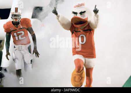 17 settembre 2009: Quarterback dei Miami Hurricanes Jacory Harris (immagine di credito: SGM/ZUMAPRESS.com) Foto Stock