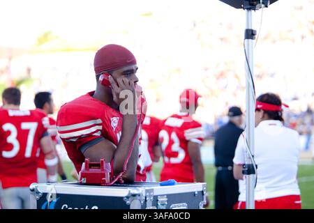 21 settembre 2009: Università del New Mexico. University of New Mexico quarterback capo Donovan Porterie (immagine di credito: SGM/ZUMAPRESS.com) Foto Stock