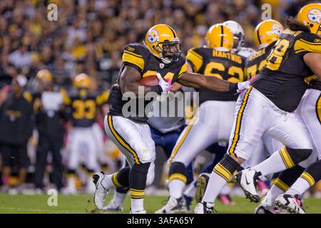4 ottobre 2009: Running back dei Pittsburgh Steelers Rashard Mendenhall (immagine di credito: SGM/ZUMAPRESS.com) Foto Stock