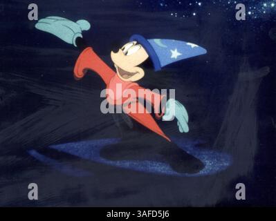 31 agosto 2001; Hollywood, California, Stati Uniti; FOTO DEL FILE: 1940; TOPOLINO in "Fantasia". (Immagine di credito: ZUMA Press/ZUMAPRESS.com) Foto Stock
