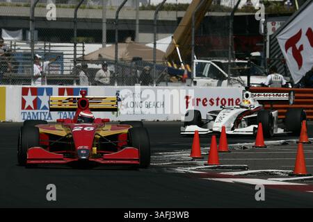 15 aprile 2012 - Long Beach, California, U. S - Firestone Indy Lights, Grand Prix of Long Beach, Streets of Long Beach, CA, USA, 13-15 2012 aprile #26, CARLOS MUNOZ, Andretti Autosport. (Immagine di credito: © Ron Bijlsma/ZUMAPRESS.com) Foto Stock