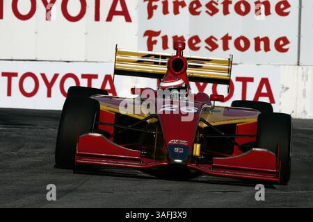15 aprile 2012 - Long Beach, California, U. S - Firestone Indy Lights, Grand Prix of Long Beach, Streets of Long Beach, CA, USA, 13-15 2012 aprile #26, CARLOS MUNOZ, Andretti Autosport. (Immagine di credito: © Ron Bijlsma/ZUMAPRESS.com) Foto Stock