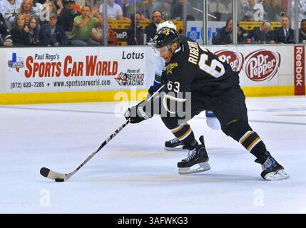 22 marzo 2012 . Il centro di Dallas Stars Mike Ribeiro (63) in azione.durante una partita tra i Vancouver Canucks e i Dallas Stars all'American Airlines Center di Dallas Texas..i Canucks vincono 2-1.(Credit Image: Â© Manny Flores/Cal Sport Media/ZUMAPRESS.com) Foto Stock