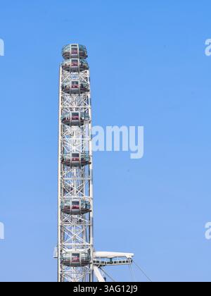 London Eye ruota panoramica Ferris, Londra, Inghilterra. Foto Stock