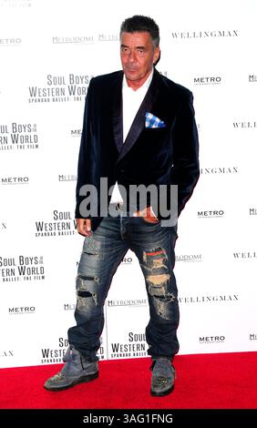 John Keeble alla prima europea di "Soul Boys of the Western World" alla Royal Albert Hall di Londra - 30 settembre 2014 Foto Stock