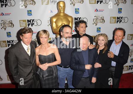 2 ottobre 2012 - New York, NY, USA - WWW.ACEPIXS.COM . . . . . . 2 ottobre 2012...New York City....Cary Elwes, Robin Wright, Mandy Patinkin, Rob Reiner, Chris Sarandon, Wallace Shawn, Carol Kane e Billy Crystal assistono alla proiezione del 25° anniversario e alla riunione del cast di "The Princess Bride" durante il 50° New York Film Festival all'Alice Tully Hall il 2 ottobre 2012 a New York City... per favore byline: KRISTIN CALLAHAN - ACEPIXS.COM. . . . . ..Ace Pictures, Inc.: ..tel: (212) 243 8787 o (646) 769 0430..e-mail: info@acepixs.com..web: http://www.acepixs.com (Credit Image: © Kristin Callahan - A Foto Stock