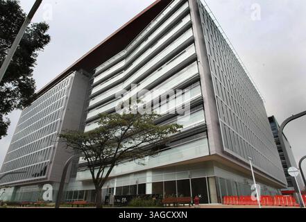 27 marzo 2012 - Colombia - Ciudadela Empresarial Sarmiento Angulo. Torres de los edificios del complejo empresarial sobre la Avenida El dorado en BogotÃ; marzo 27 del 2012. Foto: Luis Lizarazo GarcÃ­a / CEET. CrÃ©dito: CEET FotÃ³grafo: LUIS LIZARAZO (immagine di credito: © El Tiempo/GDA/ZUMAPRESS.com) Foto Stock