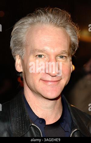 11 dicembre 2003; Beverly Hills, CA, Stati Uniti; BILL MAHER all'inaugurazione dell'Hustler Club di Larry Flynt a Beverly Hills. (Immagine di credito: Vaughn Youtz/ZUMAPRESS.com) Foto Stock