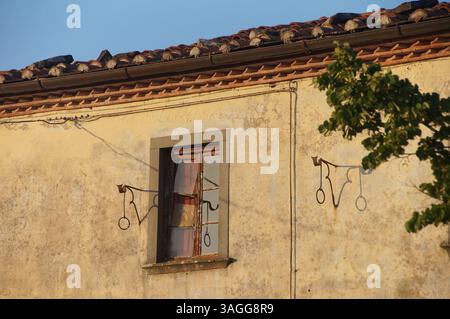 Vetro rotto Foto Stock