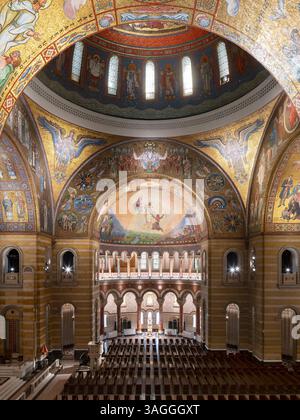 Basilica della Cattedrale di St. Louis, ubicazione: St. Louis, Missouri, architetto: Barnett, Haynes & Barnett Foto Stock