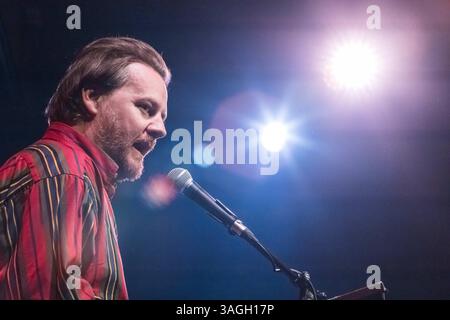 Vancouver, Columbia Britannica, Canada. 6 aprile 2025. Sean Orr di COPE Vancouver il giorno delle elezioni alla Wise Hall di Vancouver, British Columbia (immagine di credito: © Ryan Walter Wagner/ZUMA Press Wire) SOLO PER USO EDITORIALE! Non per USO commerciale! Foto Stock