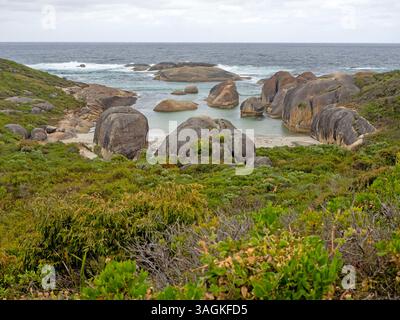 Elephant Rocks, parco nazionale di William Bay Foto Stock