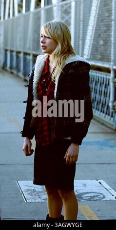 19 maggio 2009, New York City l'attrice Michelle Williams è stata sul set del Manhattan Bridge del nuovo film "San Valentino Blu" il 19 maggio 2009 a New York City (immagine di credito: © Sharkpixs/ZUMA Press) Foto Stock
