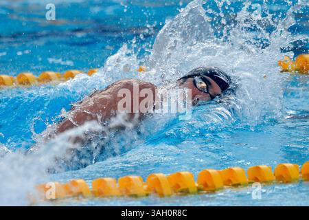 27 luglio 2009: Michael Phelps degli Stati Uniti gareggia il giorno 2 del 13° Campionato del mondo FINA allo Stadio del nuoto On di Roma, Italia (Credit Image: © Image Photo/Cal Sport Media/ZUMA Press) Foto Stock