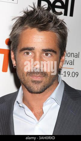 14 settembre 2009 - Toronto, ON, Canada - COLIN FARREL alla prima di "Ondine" al Toronto International Film Festival 2009. (Immagine di credito: © Dan Herrick/ZUMA Press) Foto Stock