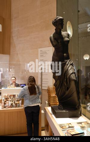 LOUVER Museum DI PARIGI Foto Stock