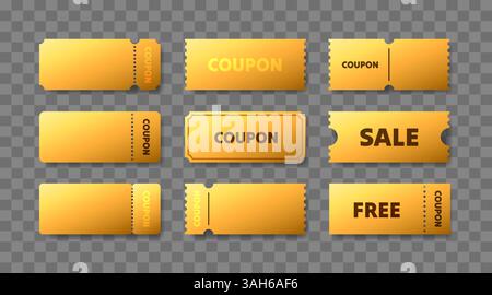 Provini bianchi di forme diverse, set di provini su sfondo trasparente. Vettore Illustrazione Vettoriale